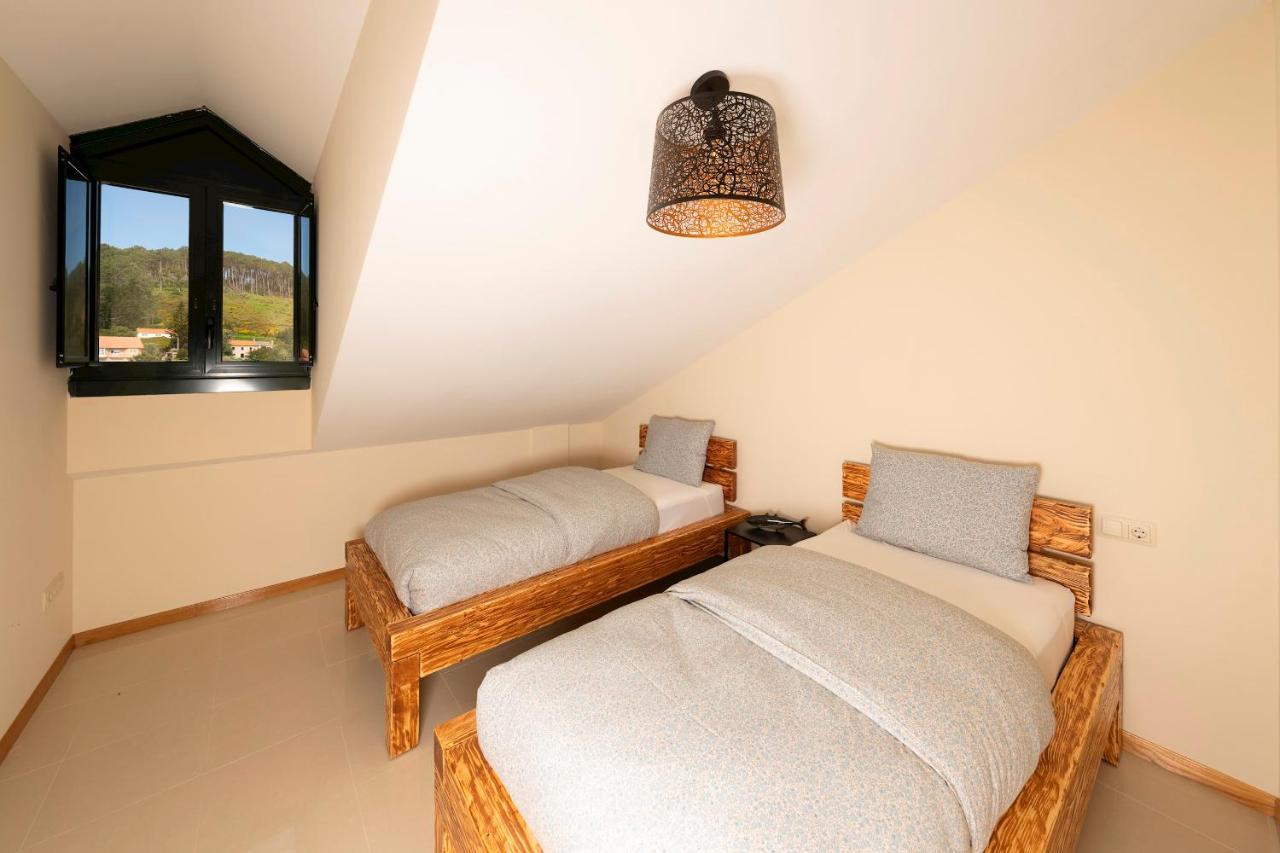 San Martín de Arriba Apartamento Lura De Fisterra Playa De Langosteira En Finisterre Con Vistas Al Mar מראה חיצוני תמונה